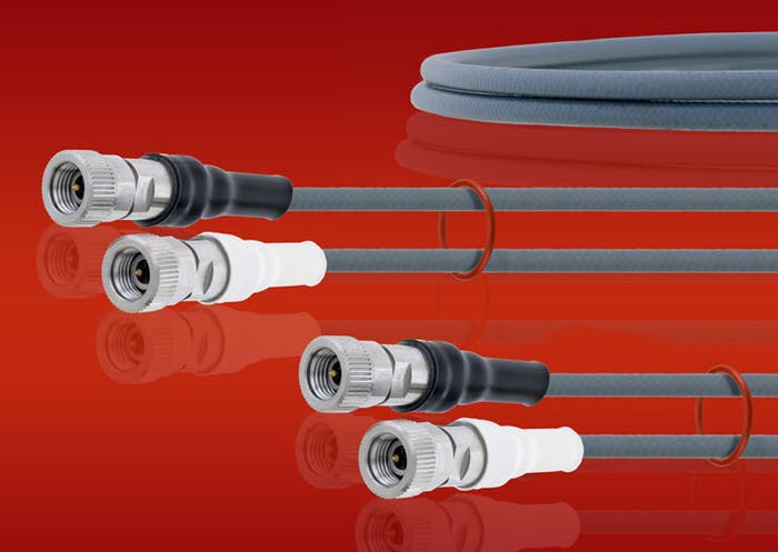 4. Shown is a pair of skew-matched coaxial cables.