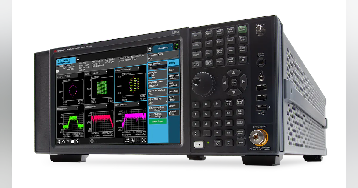 Signal Analyzer Rack Signal Analyzer Offers 50-GHz Bandwidth, Covers 5G NR Compliance ...