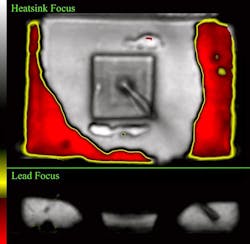 2. Made with echoes originating in Gate 2, this image image shows the die and heatsink. 2. Made with echoes originating in Gate 2, this image image shows the die and heatsink.