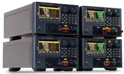 2. Keysight Technologies' E36200 Series 200- and 400-W autoranging supplies provide a variety of voltage and current combinations in a small bench supply. 2. Keysight Technologies' E36200 Series 200- and 400-W autoranging supplies provide a variety of voltage and current combinations in a small bench supply.