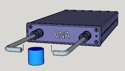1. For a 2-port Q measurement of a resonator, establish very light input and output coupling to reduce the loading effect of the 50-Ω source and load impedances. 1. For a 2-port Q measurement of a resonator, establish very light input and output coupling to reduce the loading effect of the 50-Ω source and load impedances.