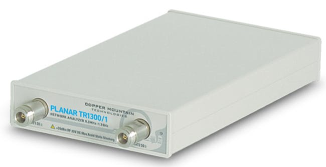 2. Copper Mountain Technologies&rsquo; TR1300/1 VNA can be used to make resonator Q measurements.