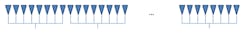 1. This 64-element uniform linear array (ULA) consists of eight 8-element ULAs. (© 1984–2020 The MathWorks, Inc.) 1. This 64-element uniform linear array (ULA) consists of eight 8-element ULAs. (© 1984–2020 The MathWorks, Inc.)