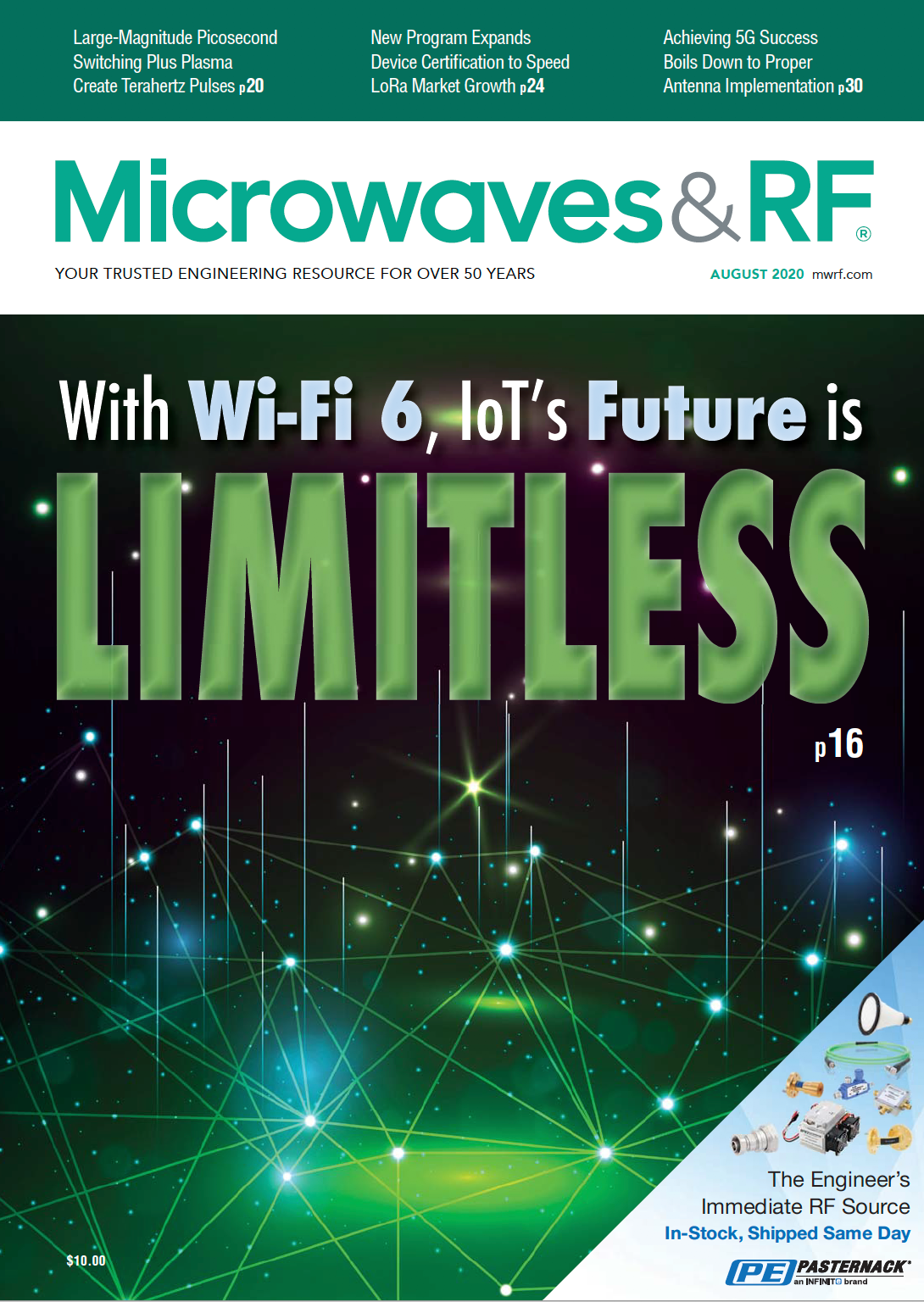 August 2020 Microwaves & RF cover image