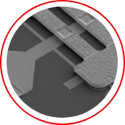 3. A close-up of Menlo Micro's 'Ideal Switch.' 3. A close-up of Menlo Micro's 'Ideal Switch.'