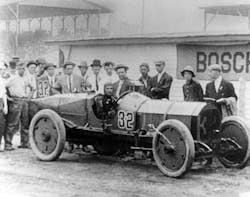 Winner of the 1911 Indy 500, the Marmon Wasp.