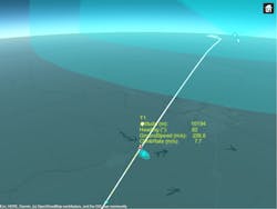 3. Aircraft in radar coverage with radar detections and ADS-B. 3. Aircraft in radar coverage with radar detections and ADS-B.