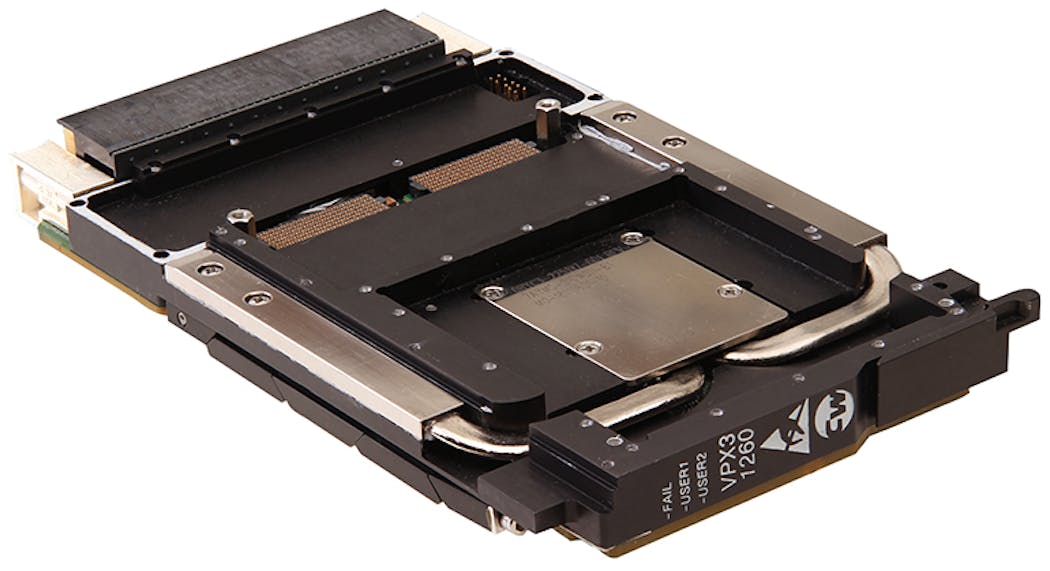 1. VITA 46 is a rugged 3U and 6U board standard that supports high-speed serial interfaces. (Courtesy of Curtiss-Wright Defense Solutions)