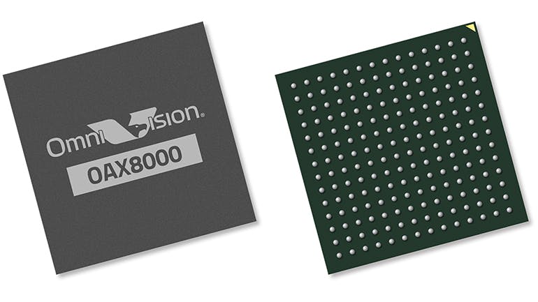 Targeted for driver monitoring systems, OmniVision&apos;s OAX8000 processor incorporates DDR3 SDRAM memory.