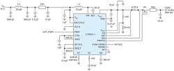 2. A simplified schematic of the LT3922-1 automotive HUD LED driver. 2. A simplified schematic of the LT3922-1 automotive HUD LED driver.