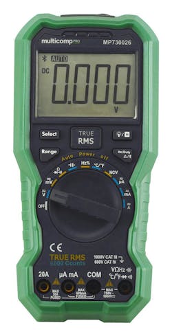 14. The datalogging and Bluetooth options in the MP730026 DMM are well-suited for remotely monitoring temperatures in potentially hazardous environments.