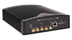 The R5550 real-time spectrum analyzer developed by thinkRF. The R5550 real-time spectrum analyzer developed by thinkRF.