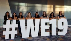 2. Tektronix Women in Technology group members at WE19&mdash;the world&rsquo;s largest conference for women engineers. WE-21 is set this year from Oct. 21-23 at the Indiana Convention Center in Indianapolis, IN. For more information on the internet, go to https://we21.swe.org.