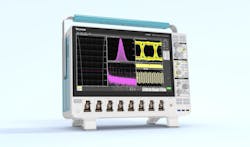 2. The MSO6B oscilloscope can perform simultaneous correlation of time domain and frequency domain tests. 2. The MSO6B oscilloscope can perform simultaneous correlation of time domain and frequency domain tests.
