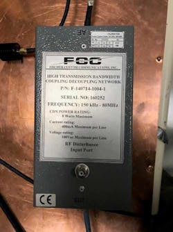 2. CDN for conducted susceptibility (CS) testing. 2. CDN for conducted susceptibility (CS) testing.