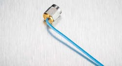 3. INSTABEND 047 cable assemblies feature the tight bend radius needed to make interconnections in the space-constrained airframes of military UAVs. (Courtesy of Times Microwave Systems) 3. INSTABEND 047 cable assemblies feature the tight bend radius needed to make interconnections in the space-constrained airframes of military UAVs. (Courtesy of Times Microwave Systems)