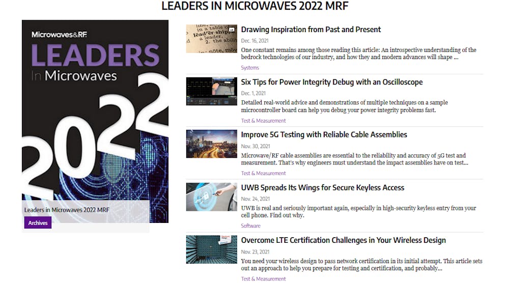 2022 Leaders In Microwaves Promo