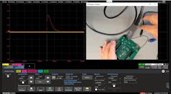 8. Inrush current measures more than 4 A as the demo board’s decoupling capacitors charge up. 8. Inrush current measures more than 4 A as the demo board’s decoupling capacitors charge up.