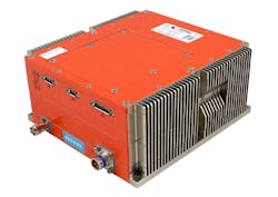 2. Shown is Curtiss-Wright's nXCVR-3140A-2 TmNS-compatible IP transceiver. 2. Shown is Curtiss-Wright's nXCVR-3140A-2 TmNS-compatible IP transceiver.