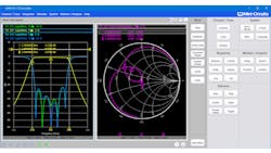 With Mini-Circuits&apos; eVNA software interface, data can be visualized in Smith chart, rectangular, or polar pilots formats.