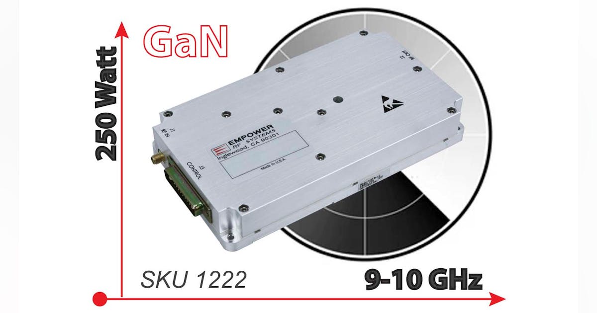 High-Power Pulsed Amplifier Module Serves X-band Radar Requirements ...