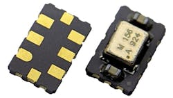 Shown is an Abracon ASGTX5PAF1-156.2500T2 TCXO. Shown is an Abracon ASGTX5PAF1-156.2500T2 TCXO.