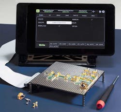 4. The XM-RDK-201/ADMV1013 frequency-upconversion kit from X-Microwave provides components needed for upconversion of RF signals to the range of 24 to 44 GHz. 4. The XM-RDK-201/ADMV1013 frequency-upconversion kit from X-Microwave provides components needed for upconversion of RF signals to the range of 24 to 44 GHz.