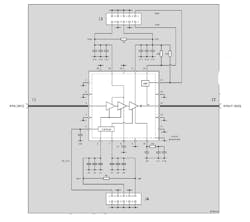 3. The datasheet provides a schematic along with BOM and construction details for the EV90A702 evaluation board. 3. The datasheet provides a schematic along with BOM and construction details for the EV90A702 evaluation board.