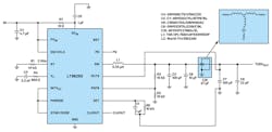 3. This depicts a typical application circuit for the LT8625SP in dynamic/static combined RF loads. 3. This depicts a typical application circuit for the LT8625SP in dynamic/static combined RF loads.