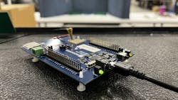 Sequans’ Monarch 2 GM02S cellular module for IoT connectivity teams with Powercast’s RF transmitting antenna to send RF over-the-air to a Powercast PCC110 Powerharvester receiver chip embedded in end devices. Sequans’ Monarch 2 GM02S cellular module for IoT connectivity teams with Powercast’s RF transmitting antenna to send RF over-the-air to a Powercast PCC110 Powerharvester receiver chip embedded in end devices.