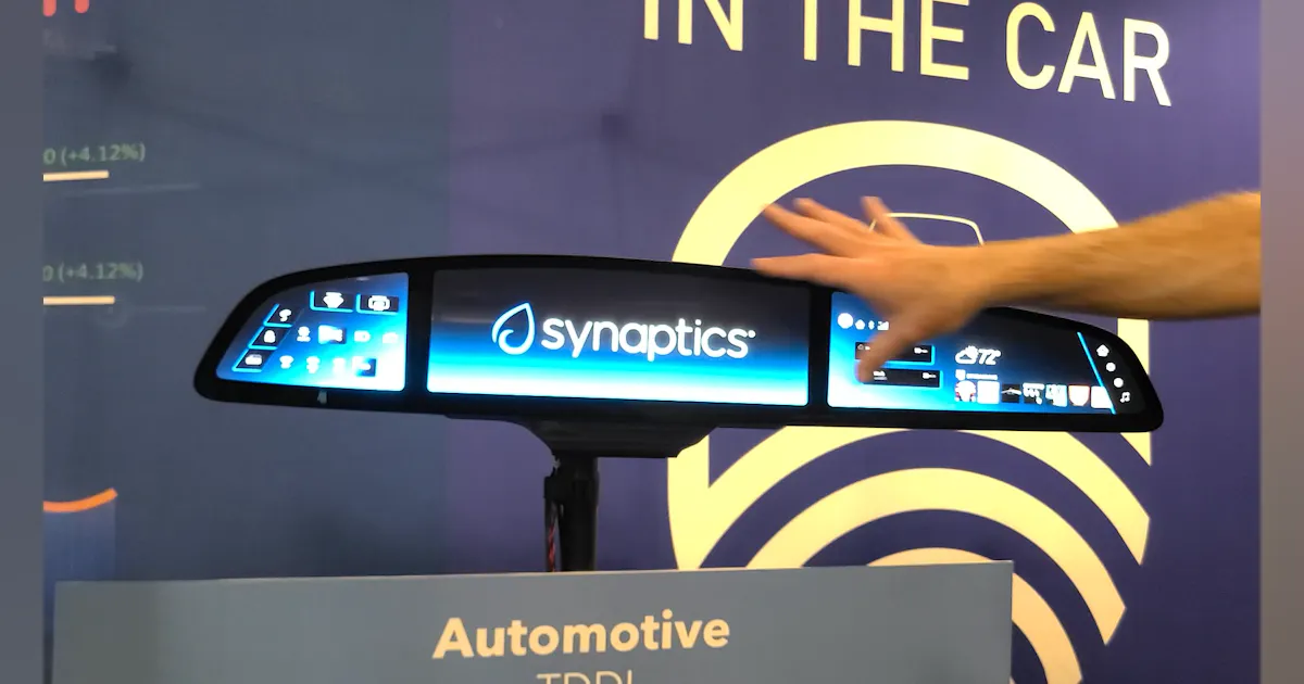 Curved Automotive Displays with High Contrast Using TDDI | Microwaves & RF