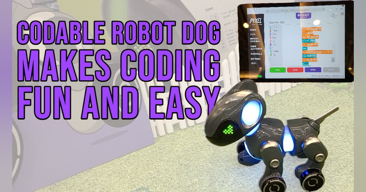 Codable Robot Dog Makes Coding Fun and Easy | Microwaves & RF