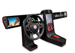 The demo shows off a number of different touch-sensor applications, including maxTouch screen controllers and their capacitive mechanical knobs on the center console. The demo shows off a number of different touch-sensor applications, including maxTouch screen controllers and their capacitive mechanical knobs on the center console.