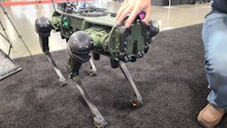 1. The Vision 60 is a quadruped unmanned ground vehicle (Q-UGV).