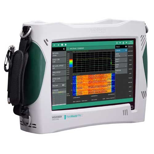 1. Portable RTSAs such as the Field Master Pro MS2090A provide the frequency range and measurement capability to support wireless in-fielding testing through mmWave frequencies.
