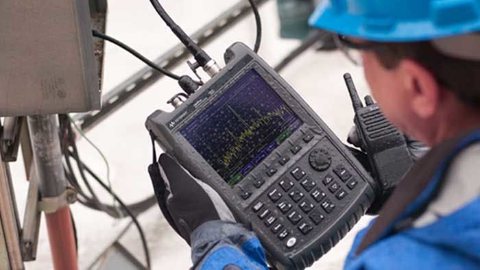 2. The FieldFox line of portable spectrum analyzers includes multifunction measurement tools with upper-frequency limits as high as 54 GHz in support of 5G wireless-network OTA testing.