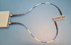 2. In the actual measurement depicted in Figure 1, a 4-GHz bandpass filter is connected to an SC5090, a 9-GHz two-port analyzer. 2. In the actual measurement depicted in Figure 1, a 4-GHz bandpass filter is connected to an SC5090, a 9-GHz two-port analyzer.