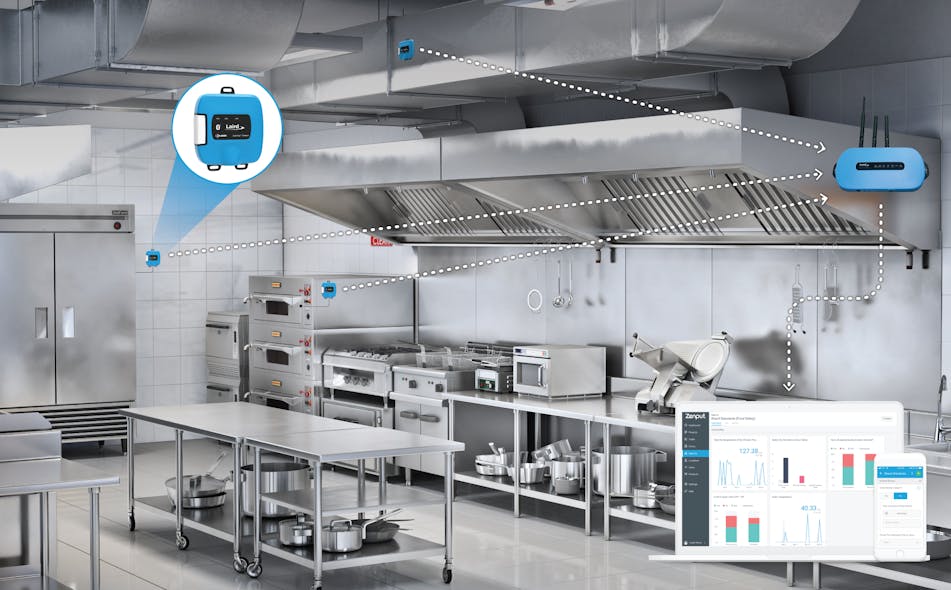 2. LoRaWAN performs incredibly well in difficult RF environments, readily penetrating stainless steel, heavy insulation, and concrete construction of commercial kitchens.