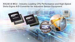 MCU Has Advanced Analog Front-End for Demanding Industrial Sensor Systems