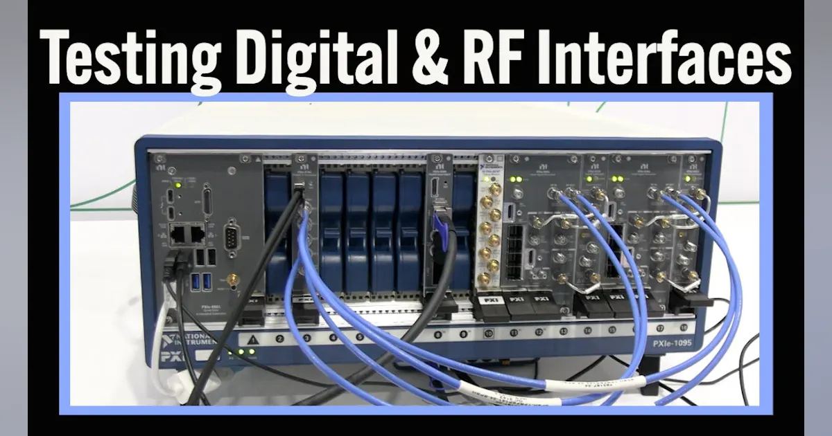 Platform Tests Digital and RF Interfaces Simultaneously | Microwaves & RF