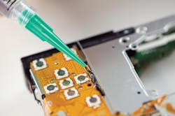 UV23FLDC-80TK is a one component, UV and heat curable epoxy system with moderate viscosity that cures with good flexibility. UV23FLDC-80TK is a one component, UV and heat curable epoxy system with moderate viscosity that cures with good flexibility.