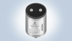 EPCOS B25695E power capacitors for DC link applications have an operating temperature of up to +105&deg;C at DC voltages from 700 to 1,300 V.