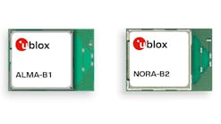 u-blox&apos;s ALMA-B1 and NORA-B2 Bluetooth LE modules