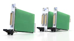 Provided in various bank quantities and channel counts, the multiplexers can perform hot or cold switching up to 1,000 V DC or 1,000 V AC peak.