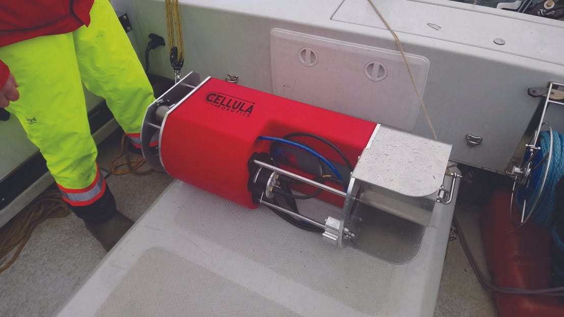 Cellula Robotics's Vigilus Sensor Arrays Can Form Underwater Networks To Detect Threat Watercraft