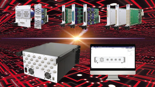 PXI/PXIe microwave multiplexer modules span 8 GHz to 40 GHz