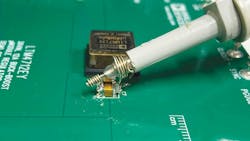 7. Here’s an example of making a probe measurement connection with pigtails. 7. Here’s an example of making a probe measurement connection with pigtails.