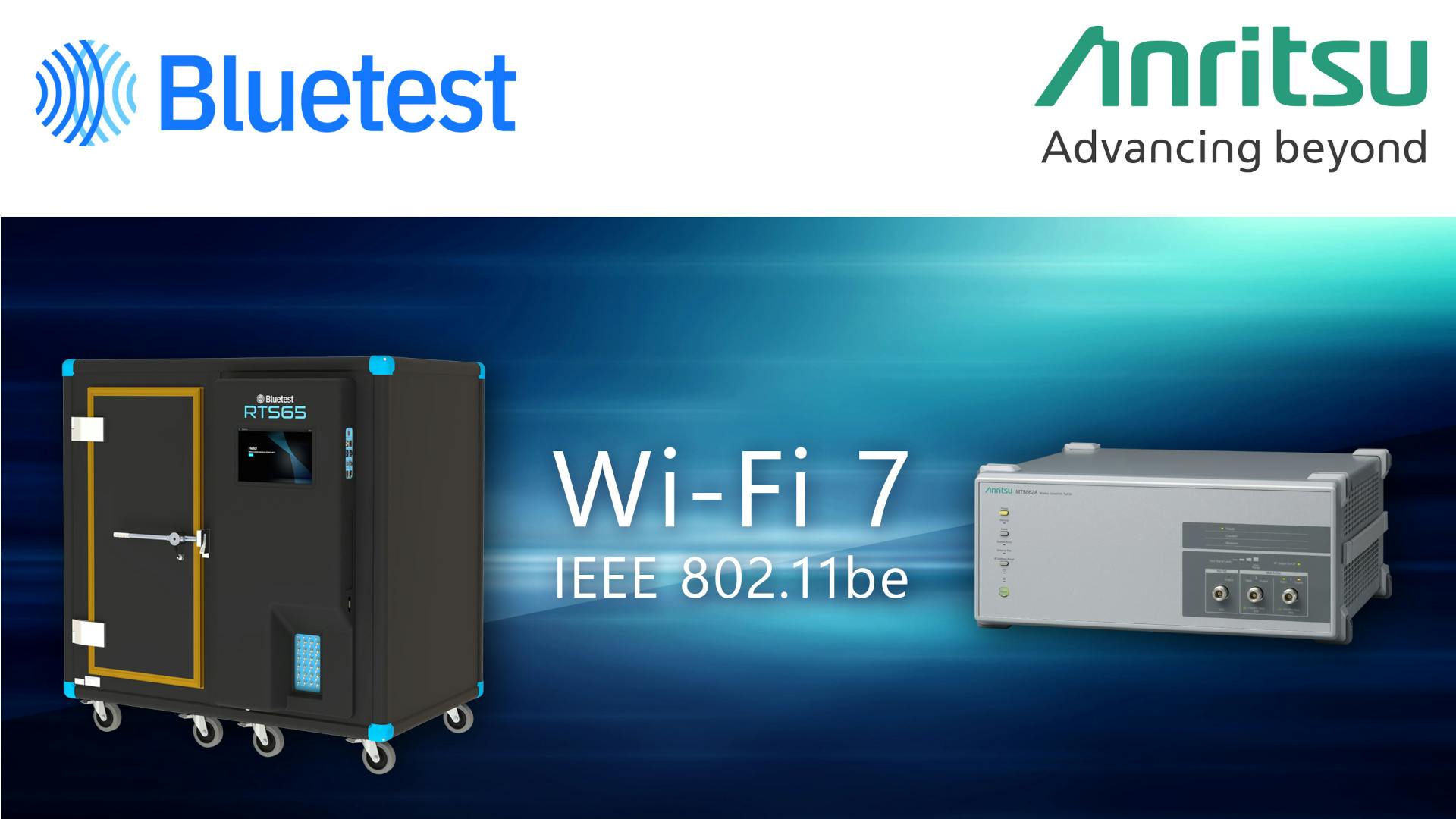 Anritsu and Bluetest to support MIMO OTA measurements on Wi-Fi 7 devices.