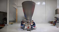 Use of 3D printing has dramatically reduced the number of parts needed for the copper thrust chamber of the RL10 rocket engine. Use of 3D printing has dramatically reduced the number of parts needed for the copper thrust chamber of the RL10 rocket engine.