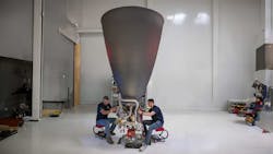 Use of 3D printing has dramatically reduced the number of parts needed for the copper thrust chamber of the RL10 rocket engine. Use of 3D printing has dramatically reduced the number of parts needed for the copper thrust chamber of the RL10 rocket engine.